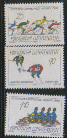 ЛХТ. М. 934/36. 1987. Зимние Олимпийские игры в Калгари. ЧиСт.