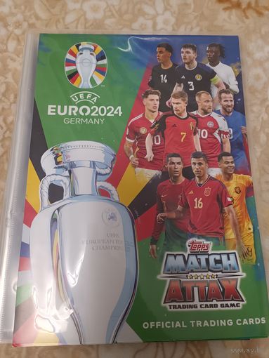 Альбом с карточками евро 2024 topps
