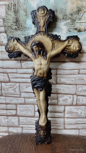 Панно Крест, гипс.