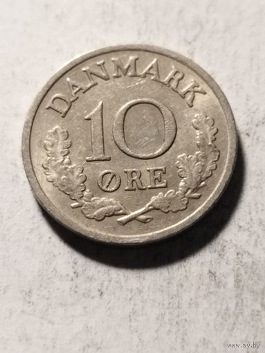 Дания 10 оре 1970