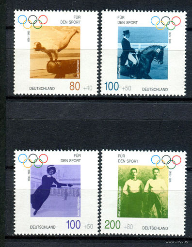 Германия - 1996г. - 100 лет Олимпийским играм нового времени - полная серия, MNH [Mi 1861-1864] - 4 марки