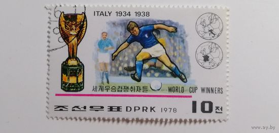 Корея 1978. Победители Кубка мира по футболу с 1930 по 1978 год