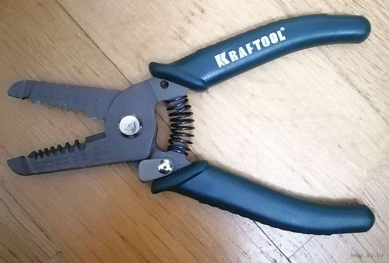Пассатижи Кусачки (стриппер) для снятия изоляции KRAFTOOL