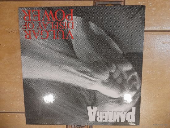 PANTERA " VULGAR DISPLAY OF POWER" 1992/?  reissue LP E.U. ATCO 7567 91758 MINT