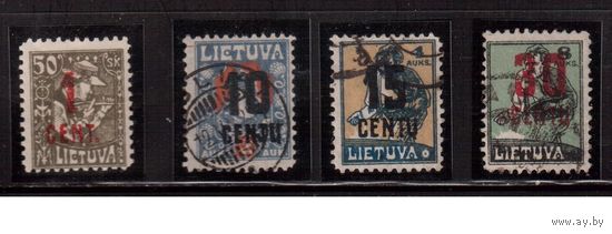 Литва-1922 (Мих.147-)  гаш.   , Стандарт, Надп.
