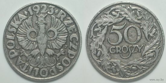 Польша 50 грошей 1923 г. 01.005