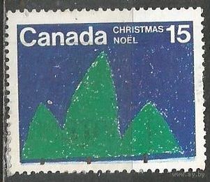 Канада. Рождество.1975г. Mi#615.