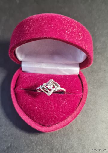 Красивое кольцо серебро 925, лот#12, С РУБЛЯ! МНОГО ЛОТОВ С РУБЛЯ БЕЗ МЦ!