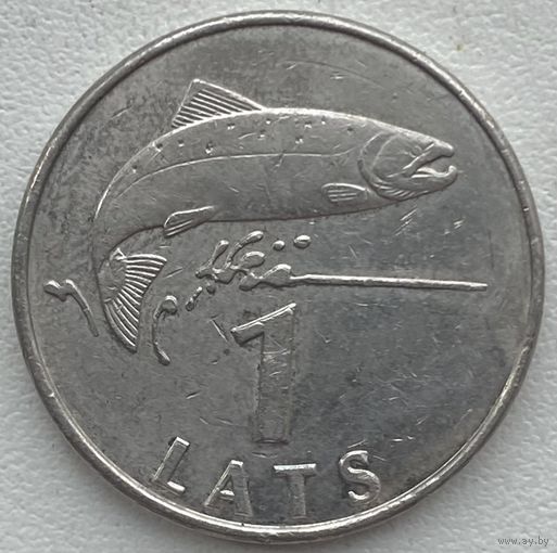 Латвия 1 лат 2008 г.