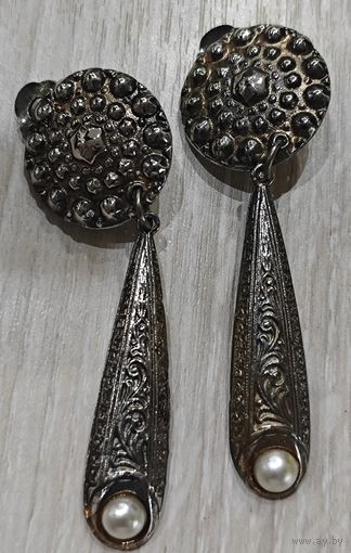 Советский винтаж. Серьги крупные