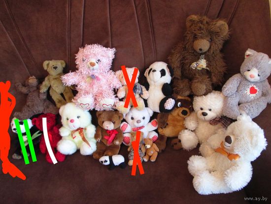 Мишки,коллекция  ,Цена указанна за 1 мишука ,