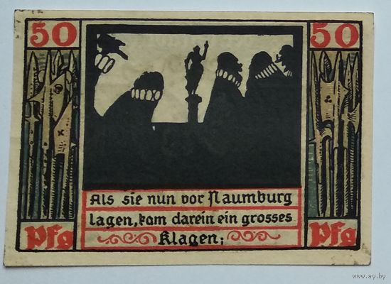 Германия, Нотгельд Naumburg 50 Пфеннигов 1920 --189