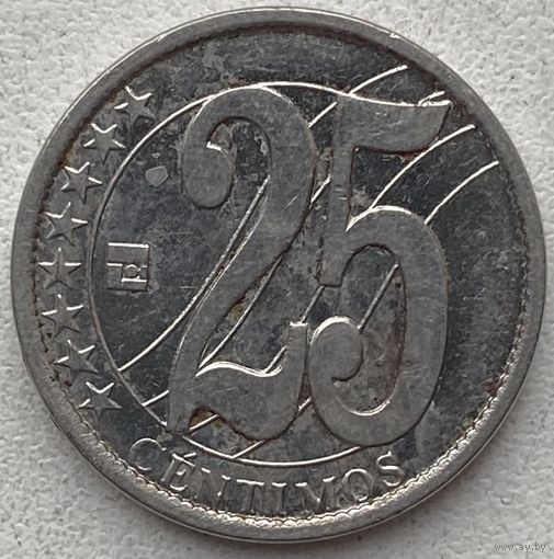 Венесуэла 25 сентимо 2007 г.