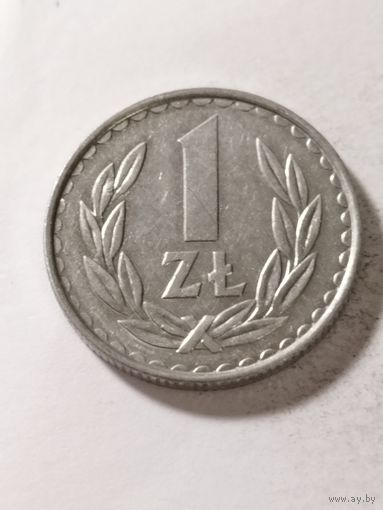 Польша 1 злотый 1986