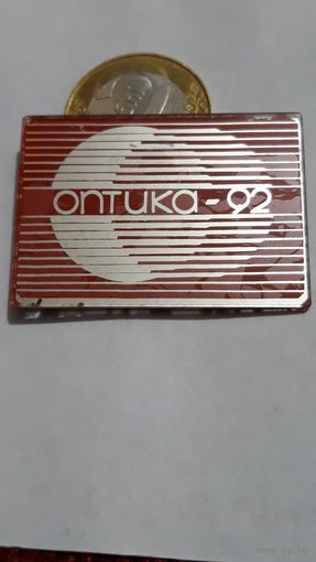 Значок " Оптика 1992 "