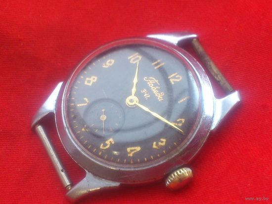Часы ПОБЕДА 2602 ЭЧЛ РУНИЧЕСКИЕ из СССР 1960-х, РЕДКИЕ