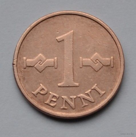 Финляндия, 1 пенни 1963 г.