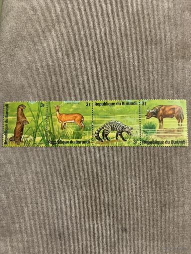 Бурунди 1976. Дикие животные. Полная серия