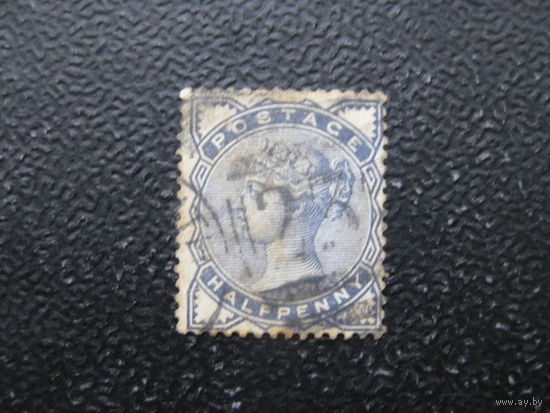 Великобритания королева Виктория 83 год номинал 1/2 пенни