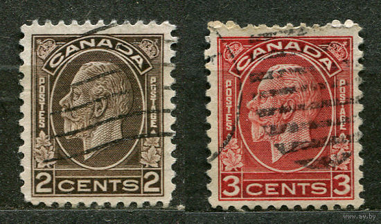 Король Георг V. Канада. 1932. Серия 2 марки