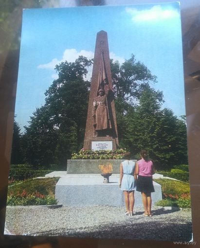 1972 год Литва Каунас Памятник советским воинам (снесён в 2022)