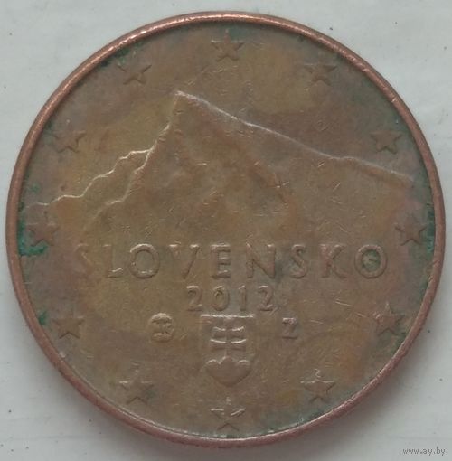 1 евроцент 2012 Словакия. Возможен обмен