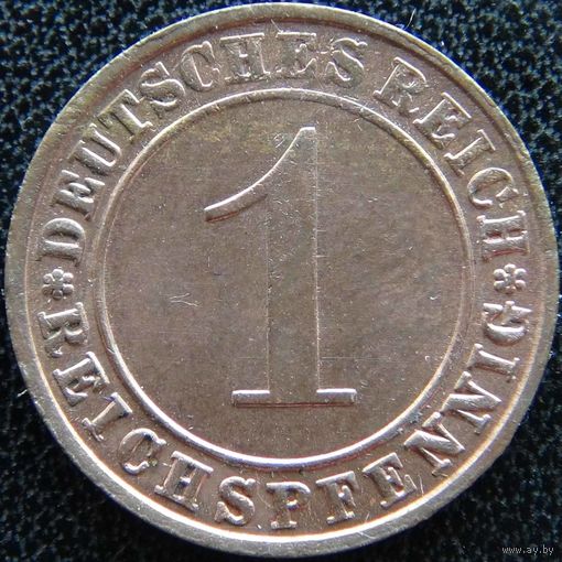 YS: Германия, 1 рейхспфенниг 1934A, KM# 37 (2)