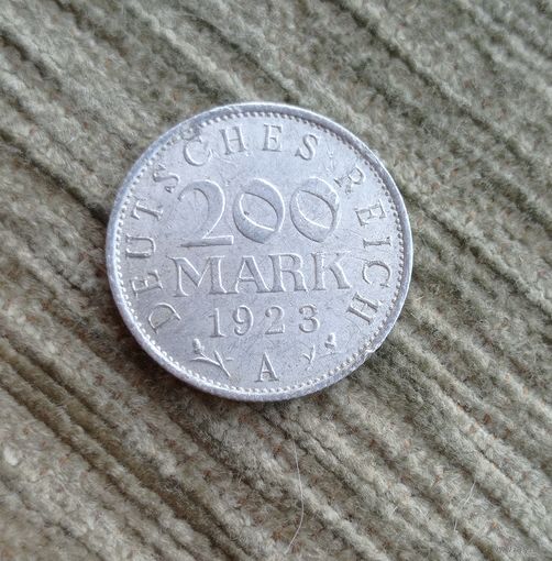 Werty71 Германия 200 марок 1923 А Веймар