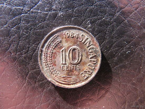 Сингапур.10 центов.1984.С 20 копеек. Распродажа коллекции. Смотрите другие лоты.