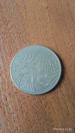 Центральная Африка 500 франков ,,Е,, Камерун 1977