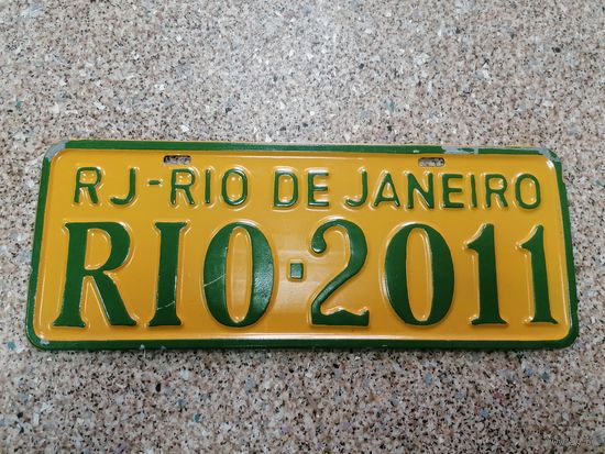 Авто Номер США Rio De janeiro, торги с Рубля