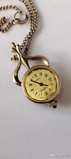 Кулон часы Чайка au, рабочие