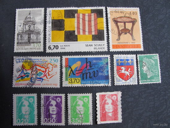 Лот марок Франции - 1