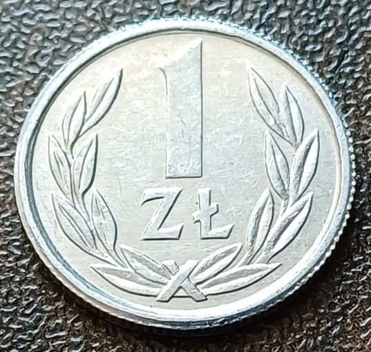 Польша 1 злотый, 1989    ( 2-2-3 )