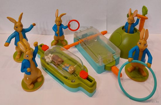 Игрушки из серии "Кролик Питер" (МакДональдс)