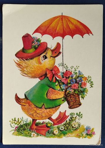 Манилова Л. Гусенок. 1980 г. Чистая