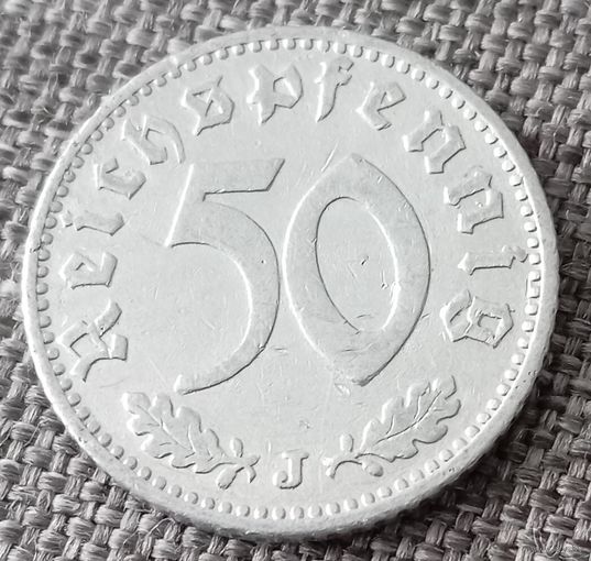 50 рейхспфеннигов 1939 J