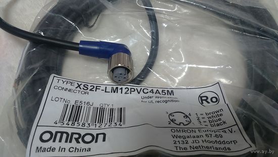 Соединительный кабель OMRON XS2F-LM12PVC4A5M