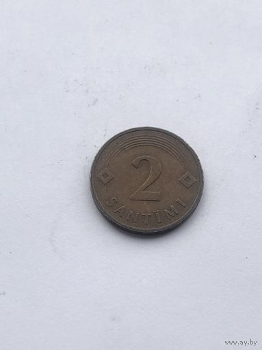 2 сантима 1992 г., Латвия