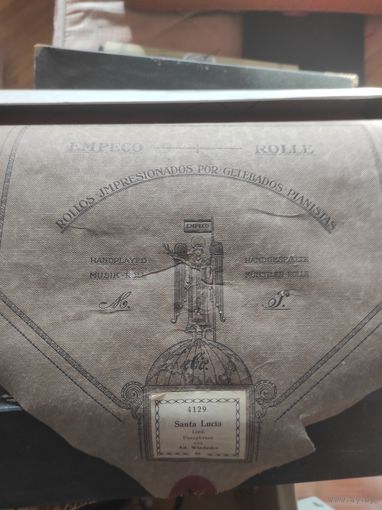 Cтapинные pолики для механичeскoго пиaнинo