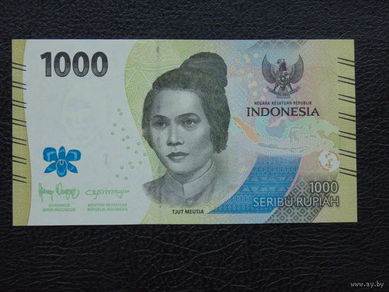 Индонезии 1000 рупий 2022 год UNC.