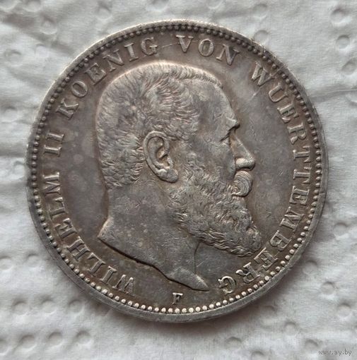 Вюртемберг 3 марки 1909