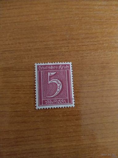 1921 Германия Рейх чистая след от наклейки без дыр (1-2)