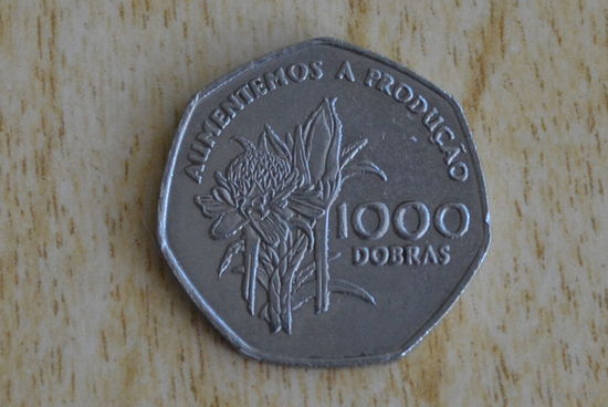Сан-Томе и Принсипи 1000 добр 1997 с 1 руб
