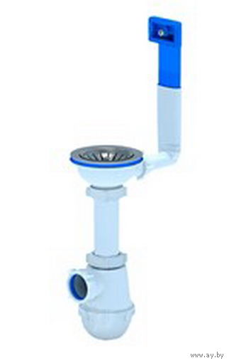 Сифон для мойки АНИ ПЛАСТ Грот 3 1/2 с переливом (A0145)