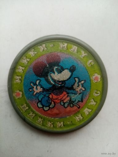 ЗНАЧОК МИККИ МАУС (ПЕРЕХОДНОЙ)