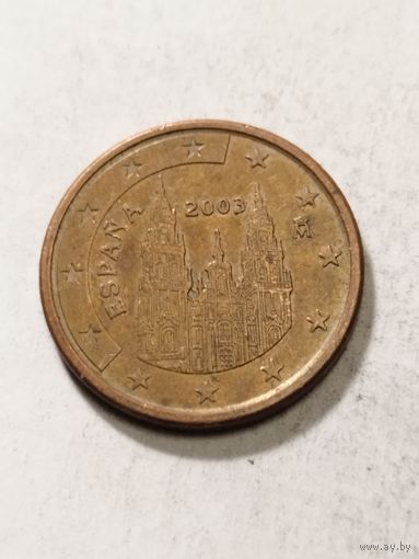 Испания 5 евро центов 2003