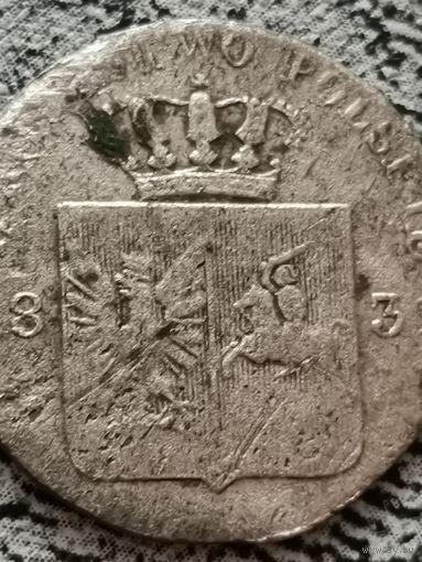 10 грошей 1831 Восстание. Классная! Аукцион 5 дней с рубля!