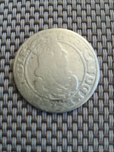 6 грошей 1662 года, АТ.