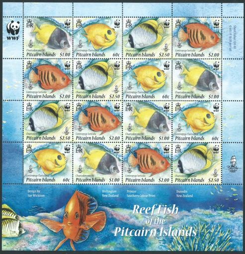 2010 Острова Питкэрн 805-808ZB WWF - Морская фауна 42,00 евро